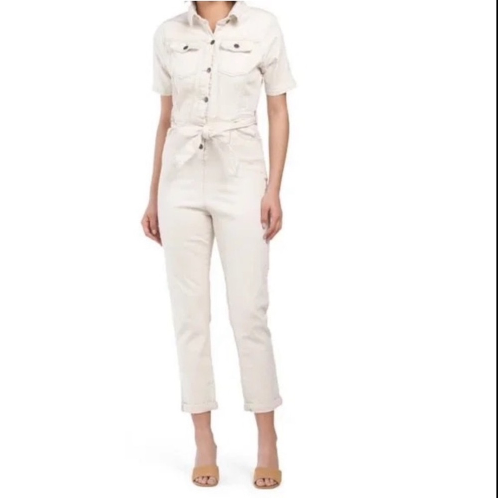 Avec Les Filles Denim Jumpsuit - Picture 1 of 6